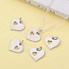 Non-Tarnish 304 Stainless Steel Pendants A-STAS-Q201-T457S-5