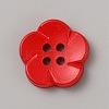 Spray Painted Plastic Buttons FIND-WH0152-394B-04-1