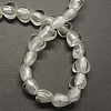 Handmade Silver Foil Glass Beads LS-X-FOIL-R050-12x8mm-17-1