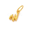 925 Sterling Silver Letter Charms with Jump Rings LS-STER-R008-01G-W-1