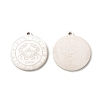 Non-Tarnish 304 Stainless Steel Pendants STAS-A074-03L-P-1
