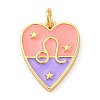 Brass Enamel Pendants KK-Z077-01G-11-1