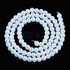 Electroplate Imitation Jade Glass Beads Strands LS-GLAA-T032-J4mm-AB02-3