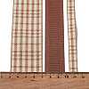 9 Yards 3 Styles Tartan Print Polyester Ribbon SRIB-C002-01F-4