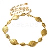 Alloy Flower Link Chain Belts AJEW-U019-02KCG-01-2