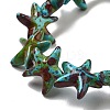 Synthetic Turquoise Dyed Beads Strands G-P507-04M-2