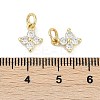 Rack Plating Brass Micro Pave Cubic Zirconia Pendants LS-KK-H509-13G-3