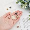 6Pcs 3 Colors Ion Plating(IP) 304 Stainless Steel Beads STAS-UN0029-81-3