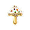 304 Stainless Steel Enamel Pendants STAS-OY008-80G-1