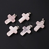 Natural Rose Quartz Pendants LS-PW-WG70752-03-1