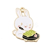 Cartoon Alloy Enamel Pendants ENAM-G207-01B-LG-1