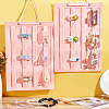 Felt Hanging Hair Claw Clip Organizer Holder for Women Girls AJEW-WH0083-89A-03A-4