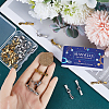 32Pcs 2 Colors 304 Stainless Steel Lobster Claw Clasps with Cord Ends STAS-SC0006-32-3