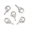 SHEGRACE Brass Spring Ring Clasps XGRQ58643-785P-1