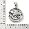 304 Stainless Steel Pendants STAS-Z098-17AS-3