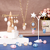 48Pcs 8 Styles Imitation Gemstone Acrylic Pendants IFIN-TA0001-57-7