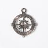 Tibetan Style Alloy Pendants TIBEP-12683-S-LF-2
