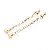 304 Stainless Steel Curb Chain Extender X-STAS-G310-06G-2