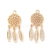 Brass Pendants KK-Q816-15G-1
