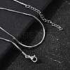 1.5MM 304 Stainless Steel Snake Chain Necklaces for Women Men LS-STAS-V011-04C-P-1