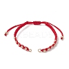 Polyester Braided Bead Bracelet Making AJEW-JB01250-2