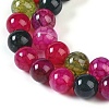 Natural Striped Agate/Banded Agate Beads Strands G-Z060-A01-A17-2