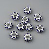 Alloy Montana Rhinestone European Beads X-CPDL-H999-17-2