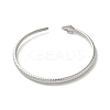 Non-Tarnish 304 Stainless Steel Snake Cuff Bangles BJEW-A003-02P-3