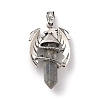 Natural Labradorite Pointed Pendants G-B042-04P-58-2