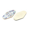 Rack Plating Alloy and Enamel Big Pendants ENAM-T021-29D-2