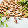 12Pcs 6 Style Natural Gemstone Charms G-FW0001-24-6