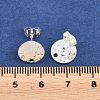 304 Stainless Steel Stud Earring Findings STAS-M228-U01-06S-01-3