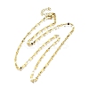 Brass Mariner Link Chain Necklaces NJEW-M108-06G-2