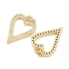 Brass Micro Pave Cubic Zirconia Pendants KK-L251-06G-05-2