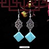 Turquoise Dangle Earrings for Women WG2299-2-1