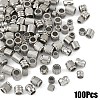 100Pcs 10 Styles Stainless Steel Beads STAS-YW0002-84-1