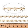 Brass Enamel Butterfly Link Chains CHC-F021-03G-02-2