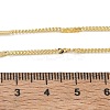 Brass Twisted Chain Necklaces for Women KK-CBA2293-06G-5