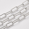 Unwelded Iron Paperclip Chains CH-S125-01B-P-1