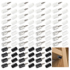 90Pcs 3 Colors Iron Furniture Shelf Support Pegs with Plastic Non-Slip Sleeve AJEW-BC0009-14-1