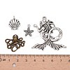 Tibetan Style Alloy Pendants TIBEP-MSMC024-01-3