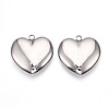 304 Stainless Steel Big Pendants STAS-T064-65P-1