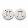Tarnish Resistant 201 Stainless Steel Pendants STAS-Z001-B-06P-1