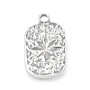 Non-Tarnish 304 Stainless Steel Pendants STAS-F287-11P-2