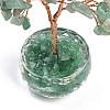 Natural Green Aventurine Chips Tree of Life Decorations DJEW-B013-01A-3