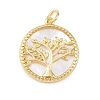 Natural White Shell Pendants KK-P339-03G-1