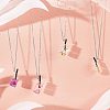 Glass Bottle Pendants CRES-NB0001-07-5