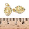 Holy Virgin Theme Brass Cubic Zirconia Pendants KK-L253-32G-02-3