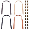 8 Bags 4 Colors PU Leather Bag Handles FIND-CL0001-50A-7