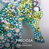 Preciosa® Crystal Hotfix Flatback Stones Y-PRC-HSS12-60000-4